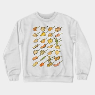 Japanese Kushikatsu Party Crewneck Sweatshirt